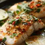 Thai Lime-Garlic Steamed Fish Recipe