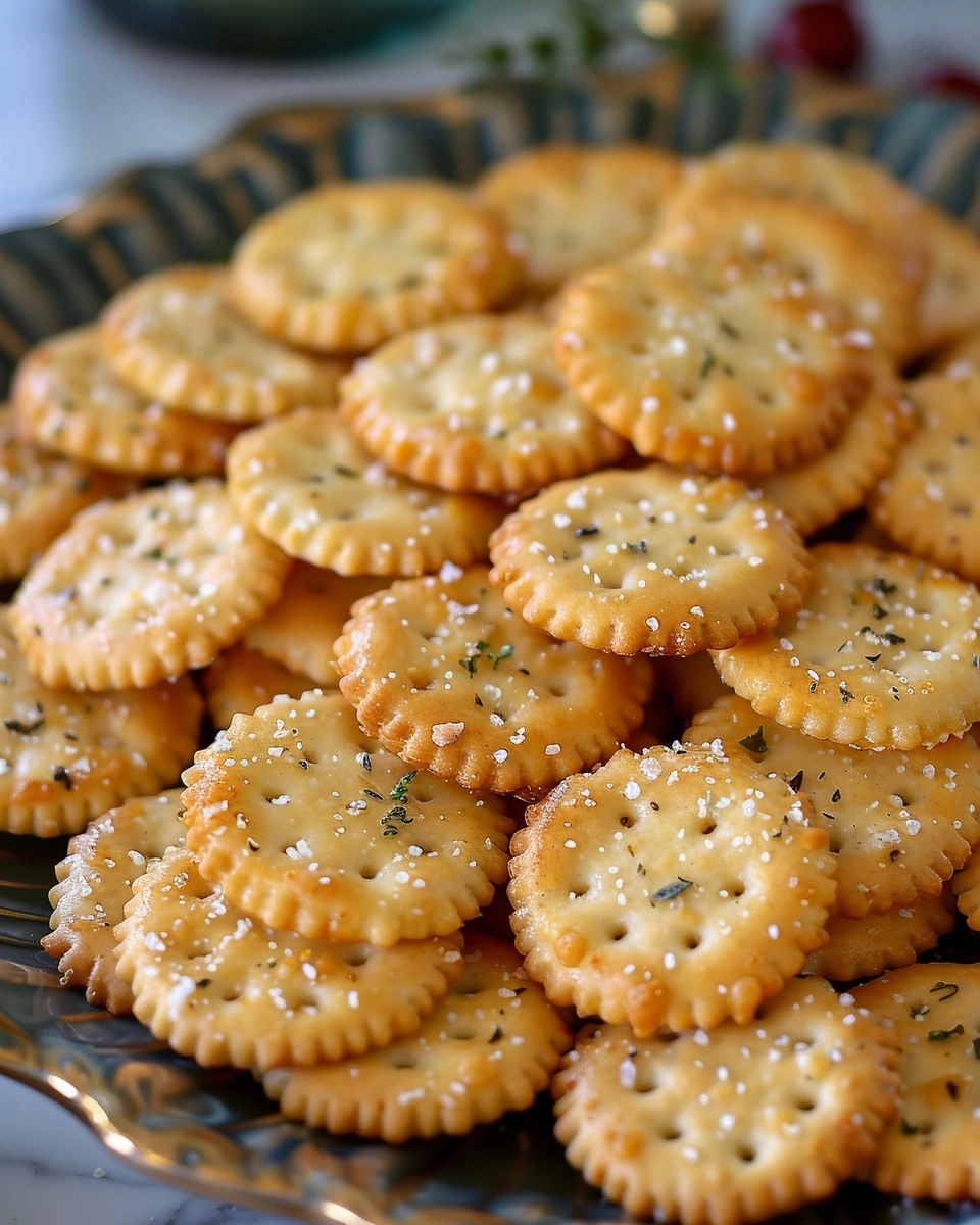 Holiday Ranch Parmesan Ritz Crackers Recipe