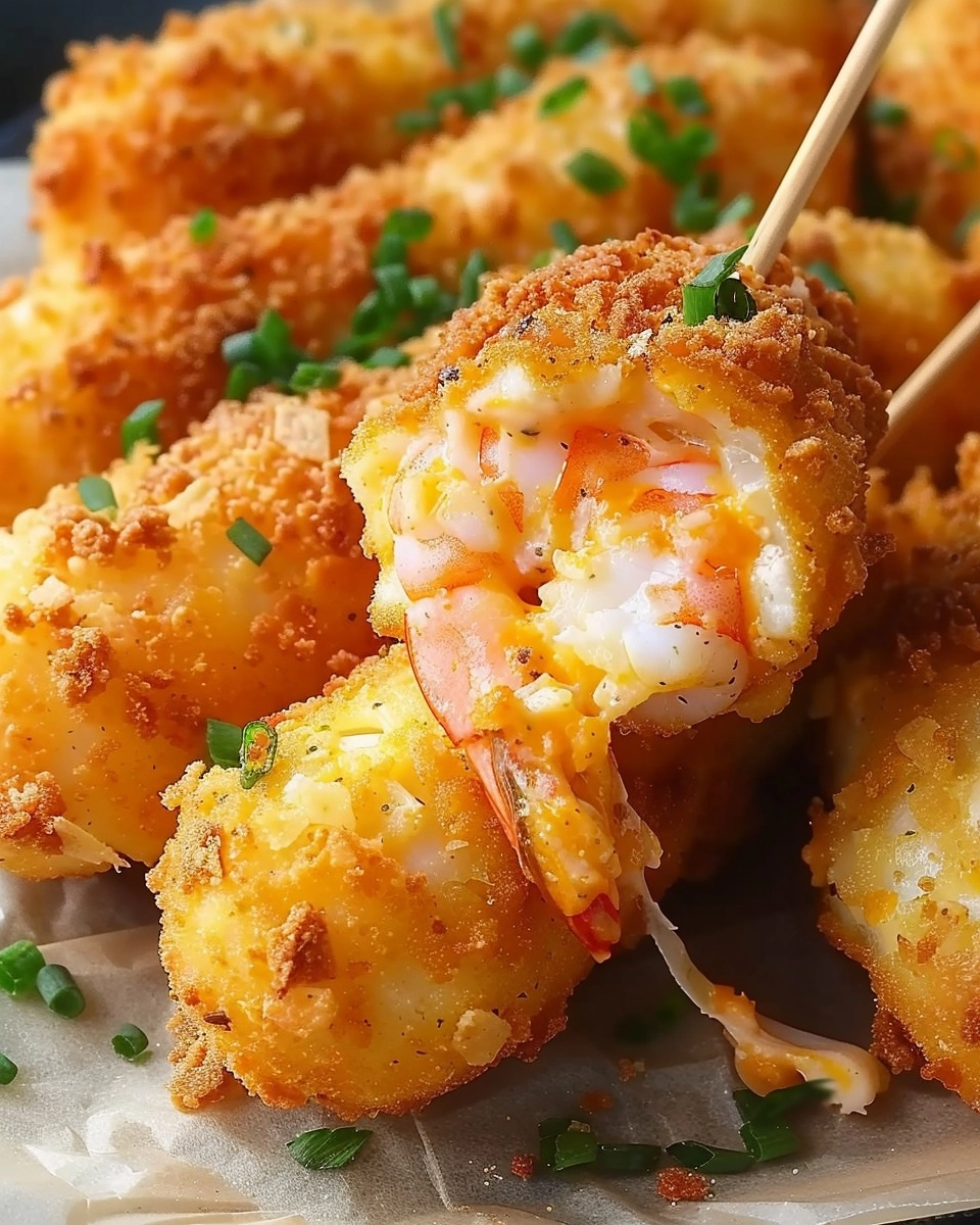 Shrimp Crab Nacho Corn Dogs Recipe - Recipe Image