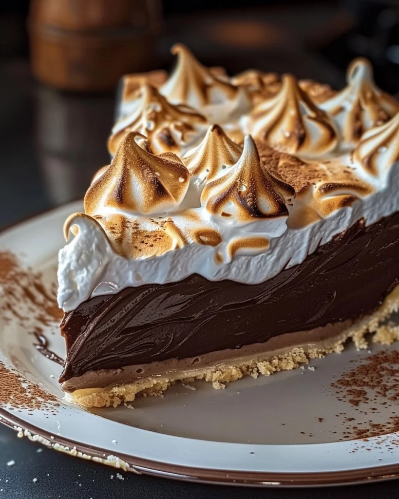 Old‑Fashioned Chocolate Pie with Golden Meringue Recipe