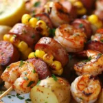 Shrimp Boil Skewers Recipe