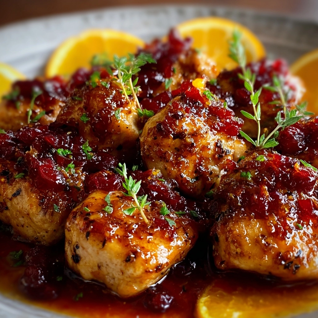 Cranberry-Orange Chicken Bites Recipe - Recipe Image