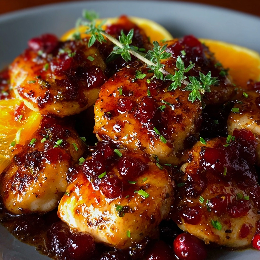 Cranberry-Orange Chicken Bites Recipe - Recipe Image