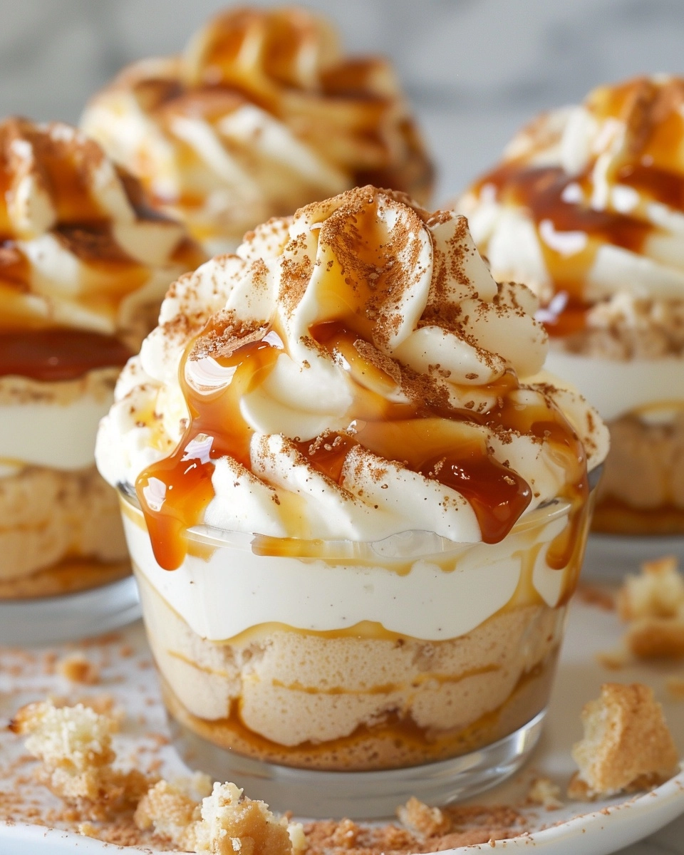 Caramel-Swirled Banana Delight Cups Recipe