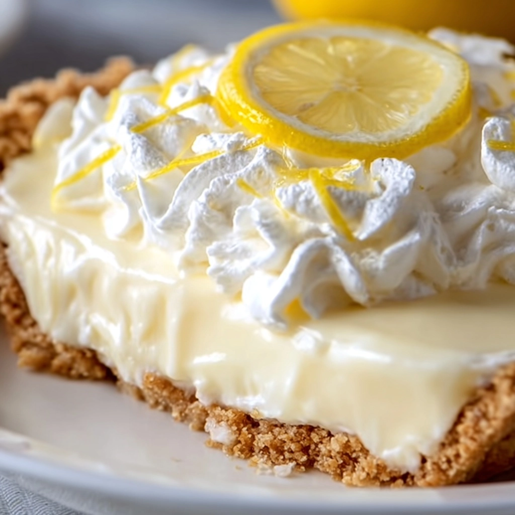 No-Bake Cream Cheese Lemonade Pie Recipe