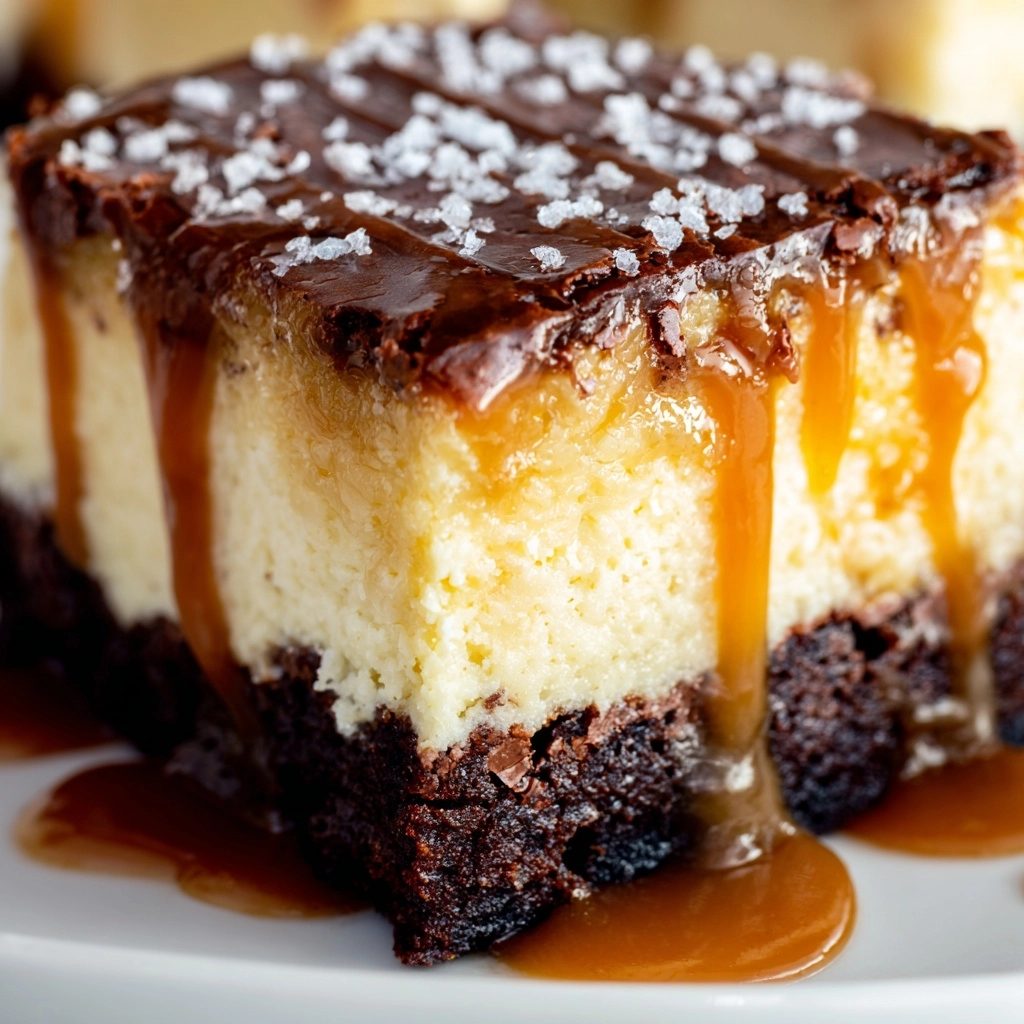 Caramel Brownie Cheesecake Recipe