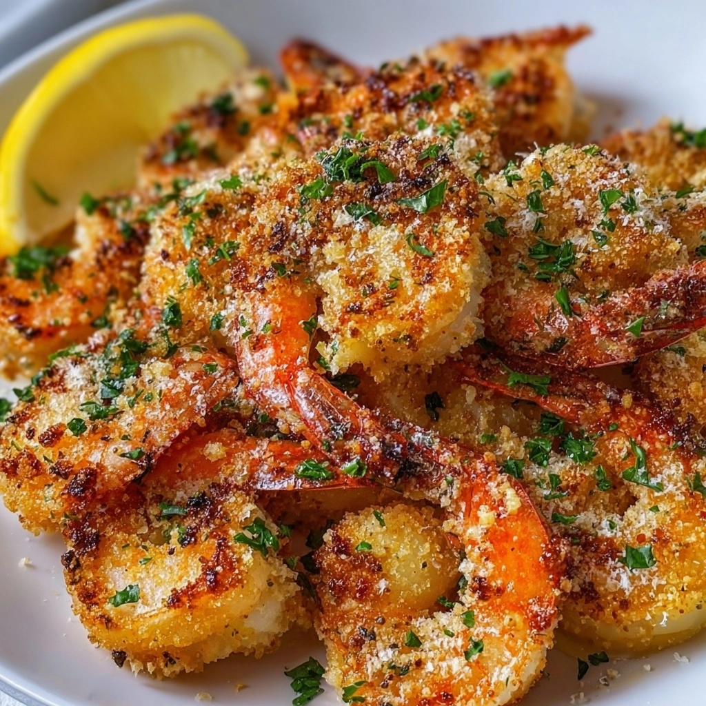 Air Fryer Garlic Parmesan Shrimp Recipe - Recipe Image