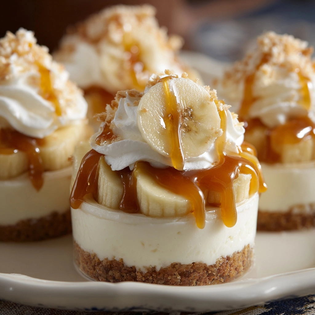 Caramel-Swirled Banana Delight Cups Recipe - Recipe Image