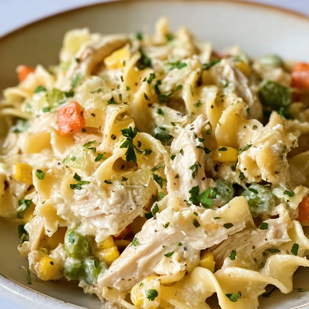 Chicken Pot Pie Pasta Recipe