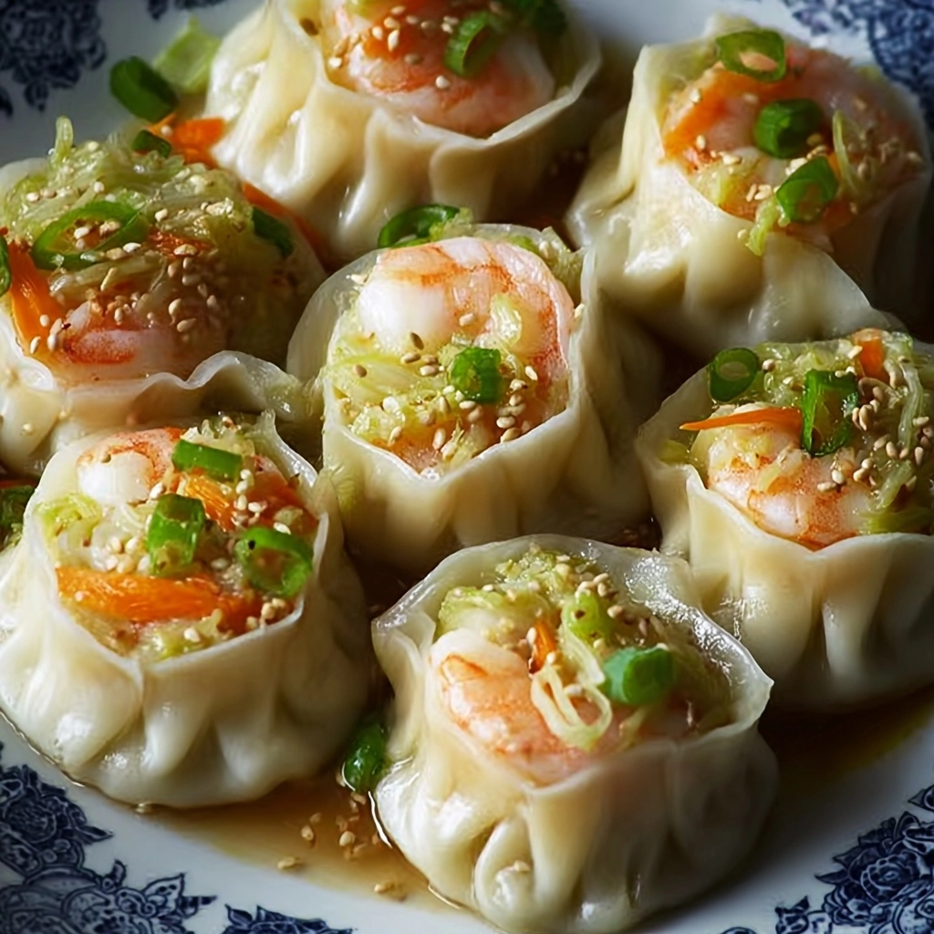 Shrimp and Vegetable Dumplings Recipe