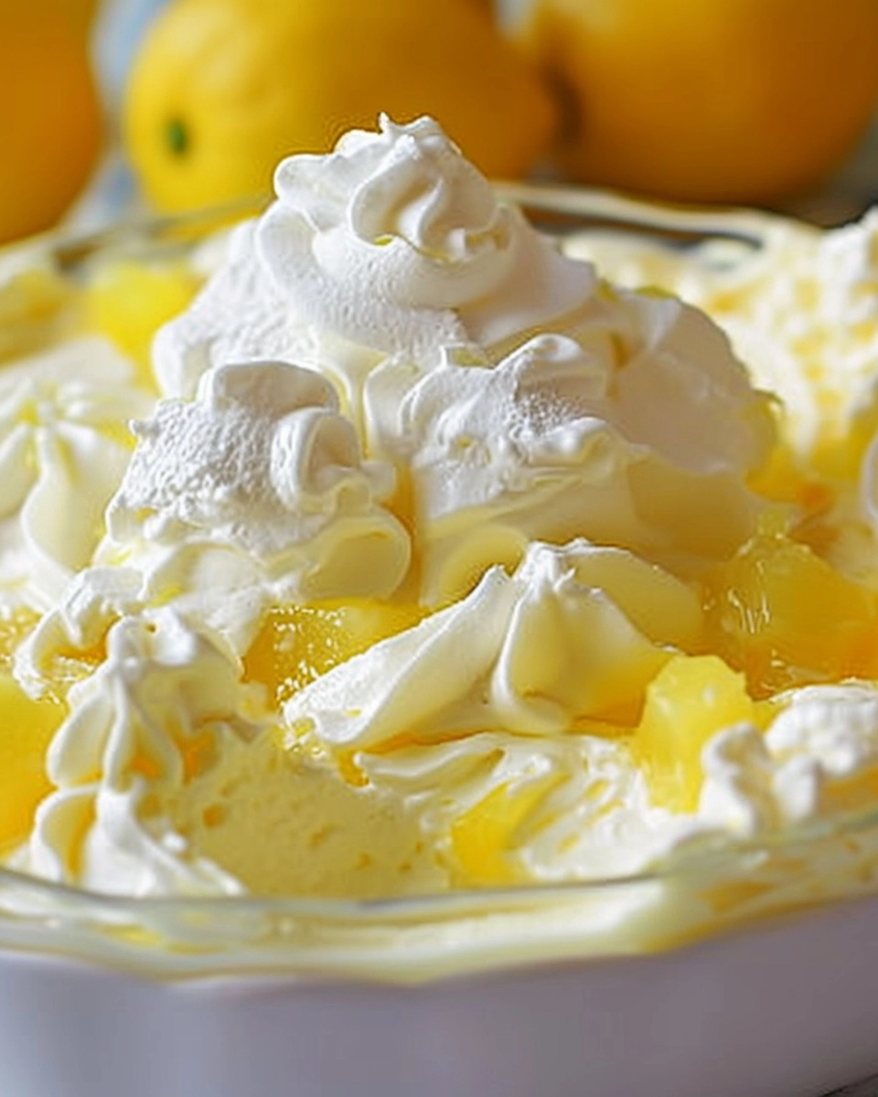 Lemon Fluff Dessert Recipe - Recipe Image