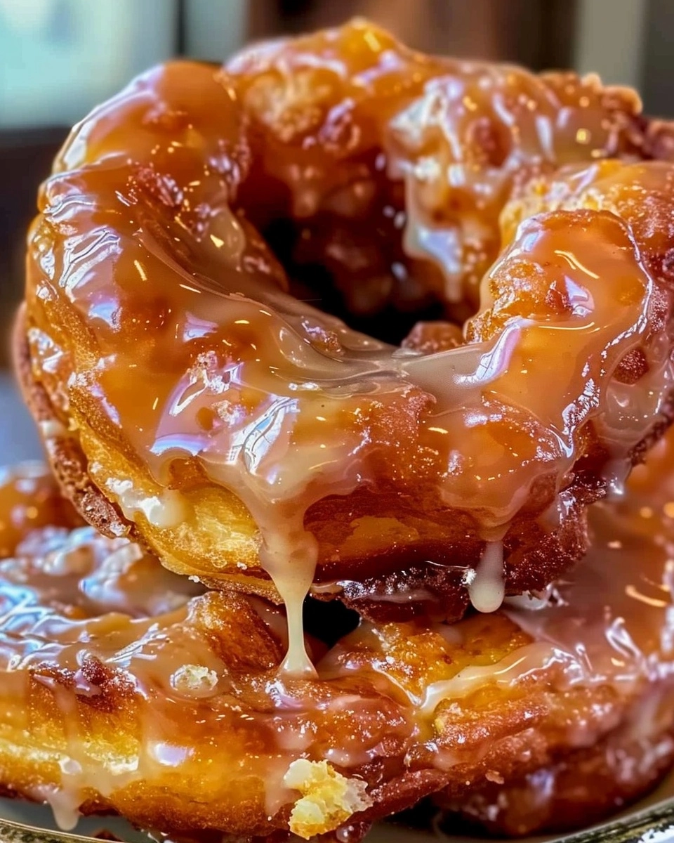 Mini Apple Fritter Breakfast Waffle Donuts Recipe - Recipe Image