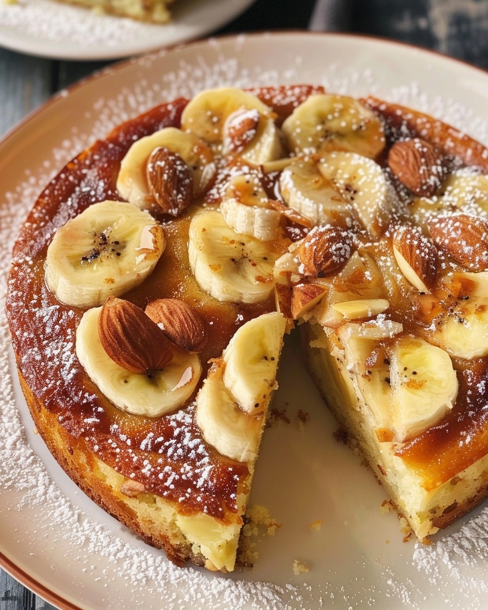 Banana & Almond Cake Recipe