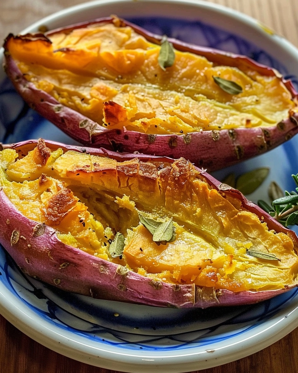 Baked Japanese Sweet Potatoes Recipe