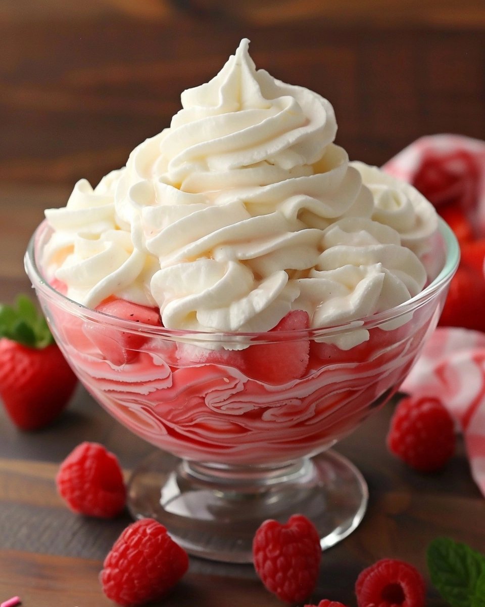 Jello Whipped Cream Dessert Recipe - Recipe Image