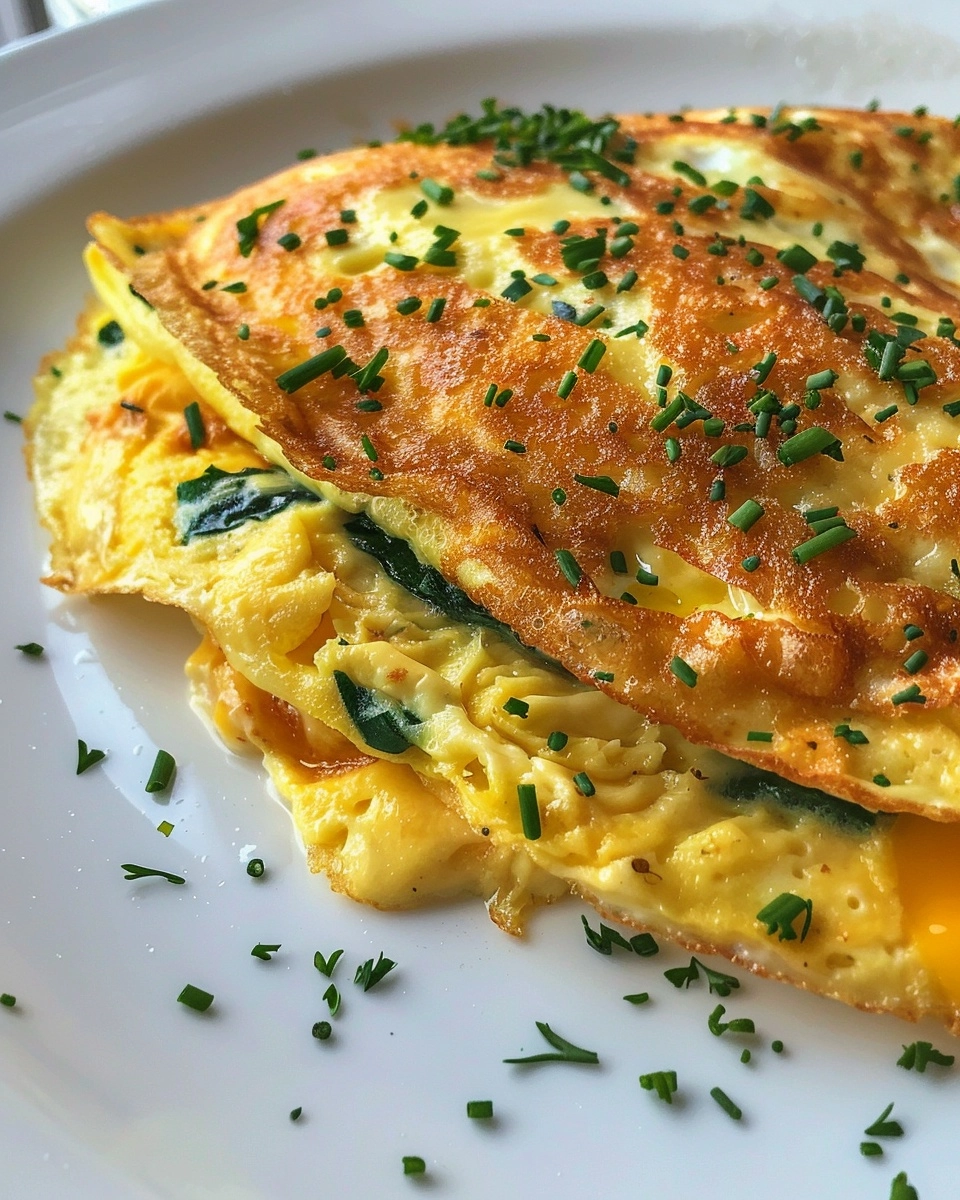 Rice Paper Omelet Recipe - Recipe Image
