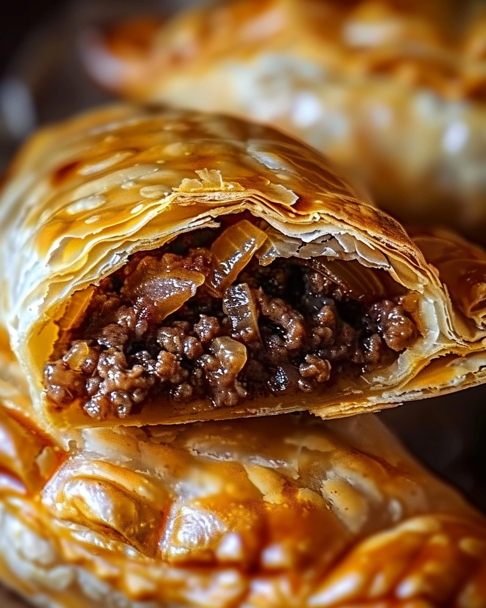 Crispy Meat Pies Recipe - Recipe Image