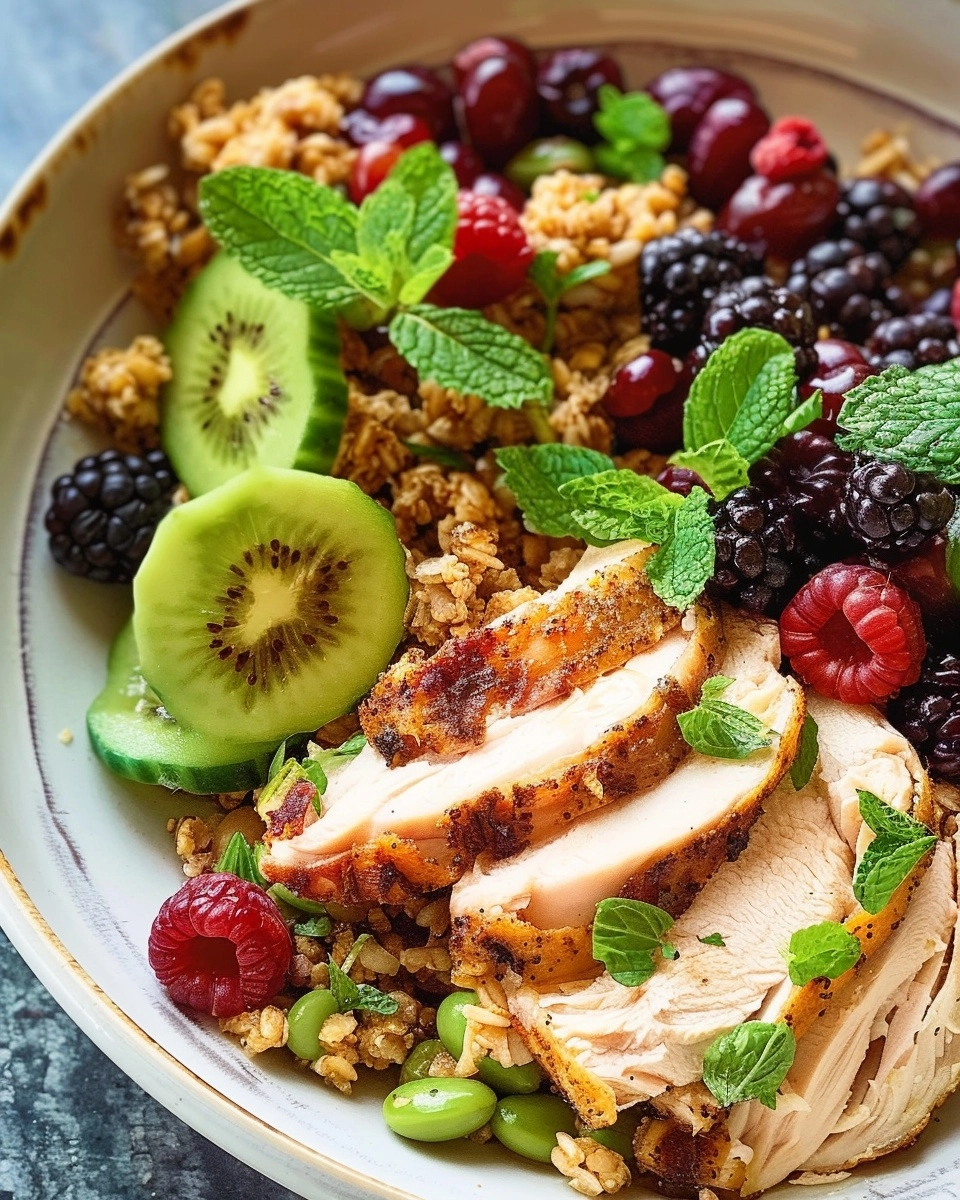 Chicken and Berry Grain Bowl Recipe - Recipe Image