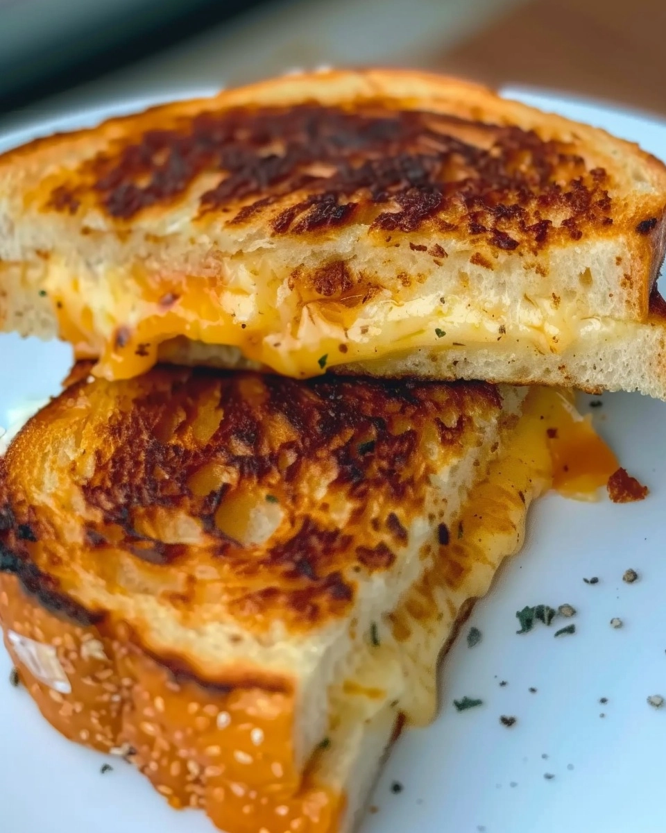 Air Fryer Grilled Cheese Recipe - Recipe Image