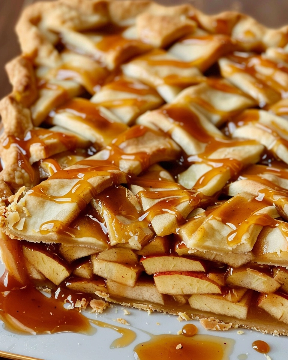 Caramel Apple Slab Pie Recipe - Recipe Image