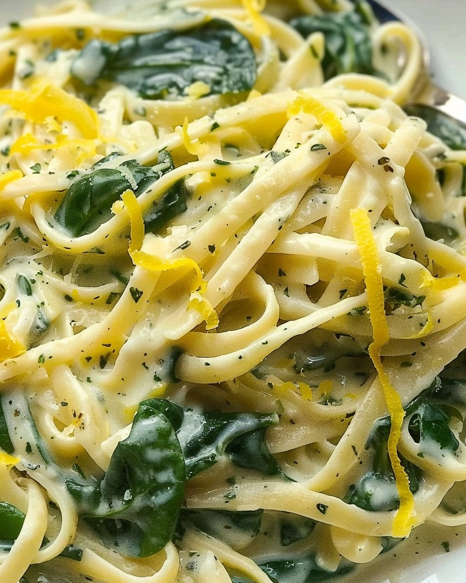 Lemon Ricotta Pasta with Spinach Recipe