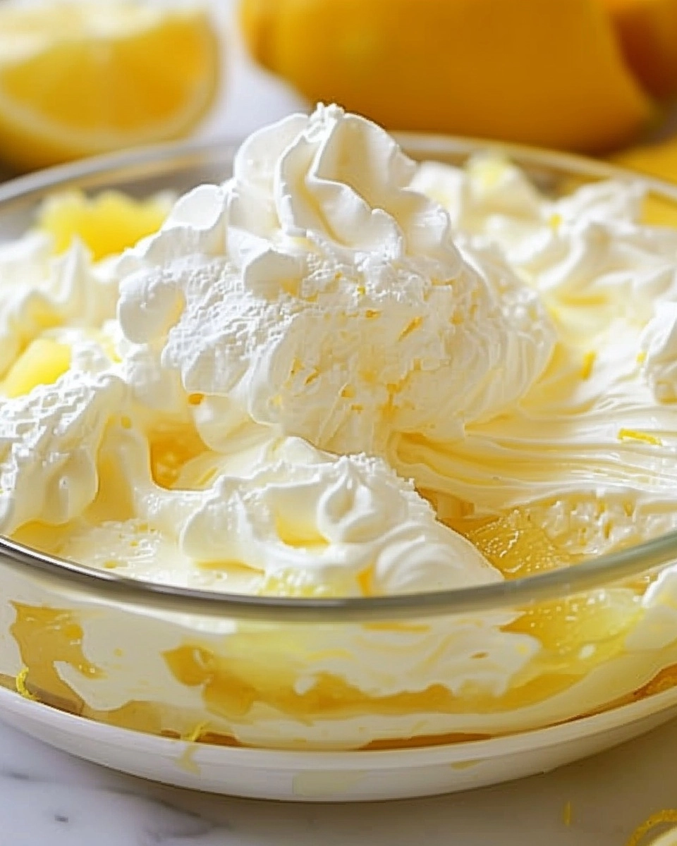 Lemon Fluff Dessert Recipe - Recipe Image