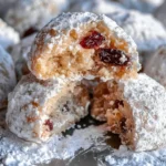 Cherry Snowball Cookies Recipe
