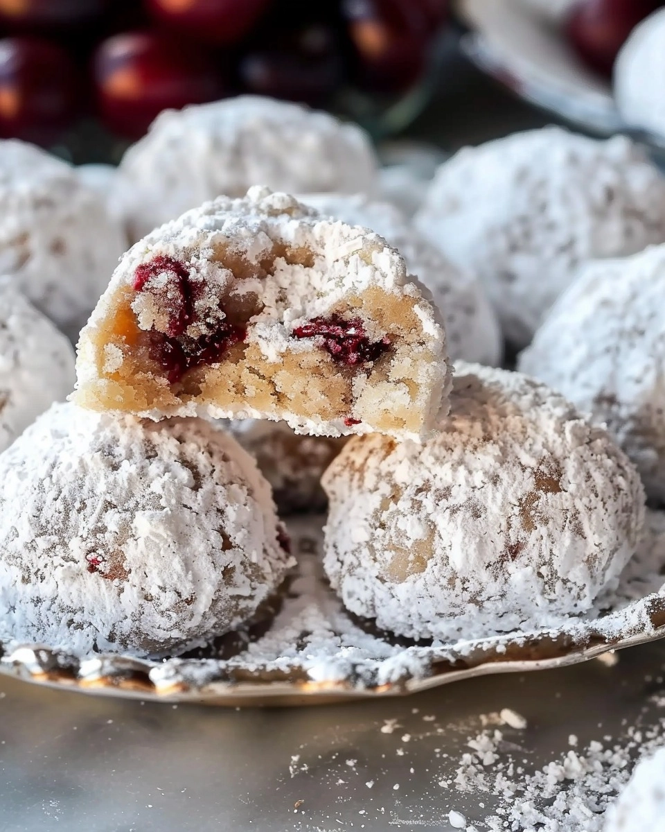Cherry Snowball Cookies Recipe - Recipe Image