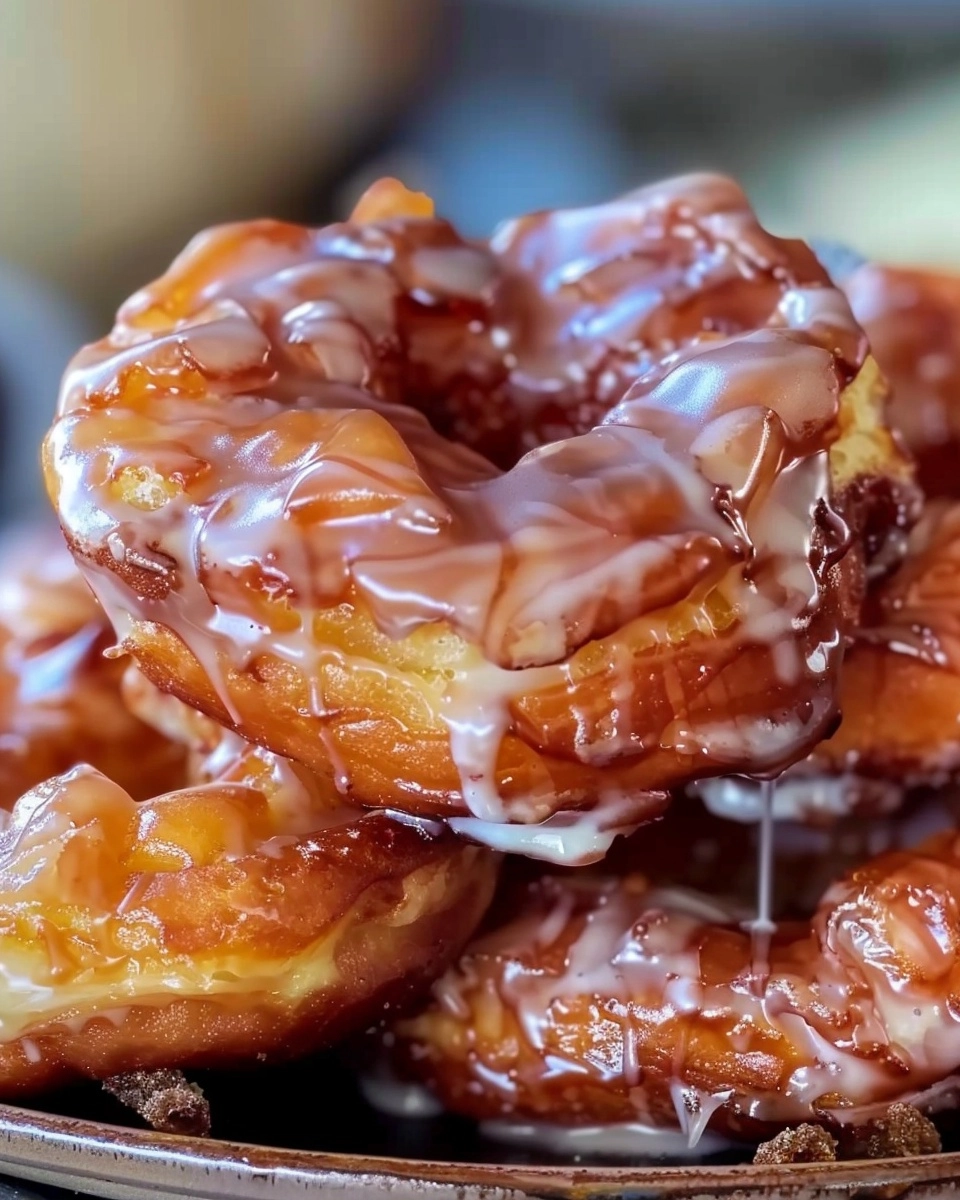 Mini Apple Fritter Breakfast Waffle Donuts Recipe - Recipe Image