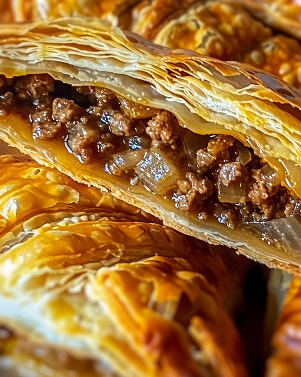 Crispy Meat Pies Recipe - Recipe Image