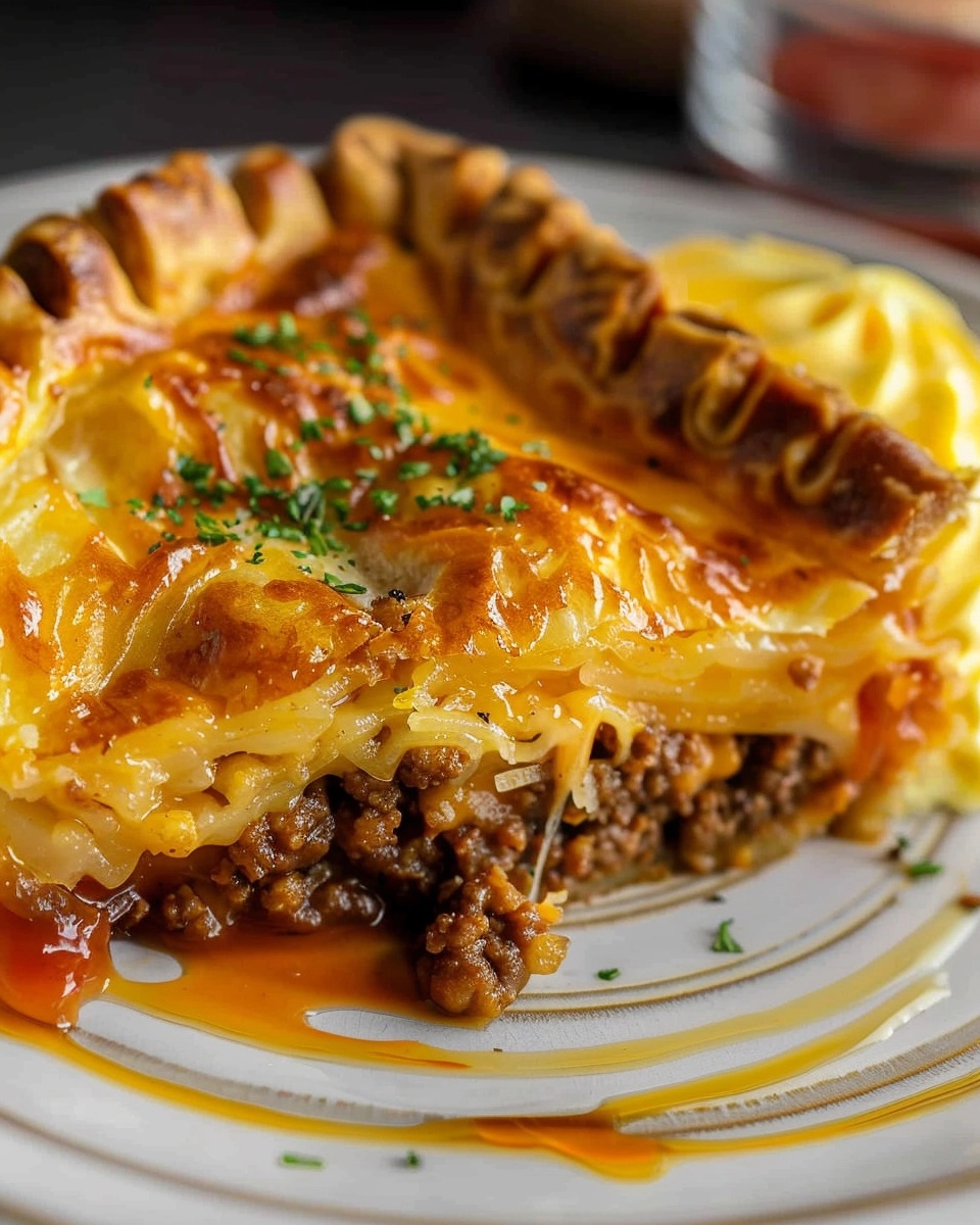 Cheeseburger Pie Recipe - Recipe Image
