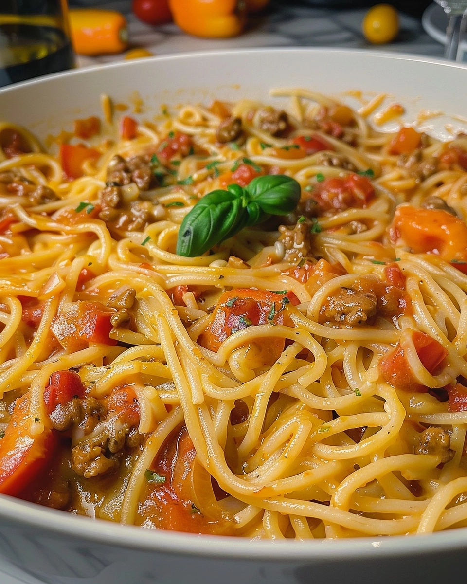 Rotel Spaghetti Recipe - Recipe Image