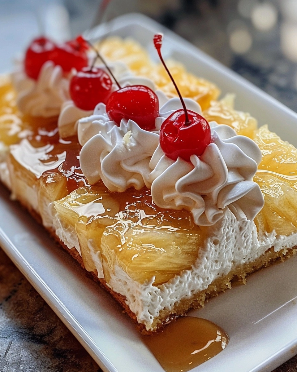 Juicy Pineapple Heaven Cake Recipe - Recipe Image