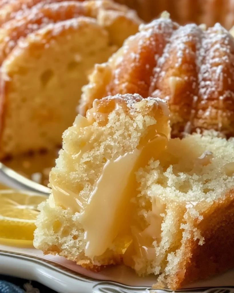 Lemon Cream Cheese Pound Cake Recipe
