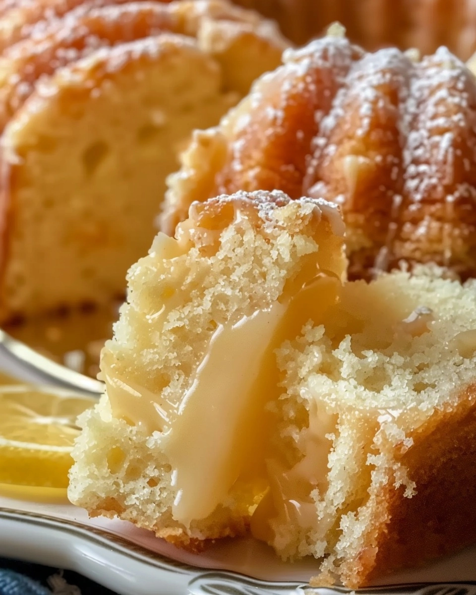 Lemon Cream Cheese Pound Cake Recipe