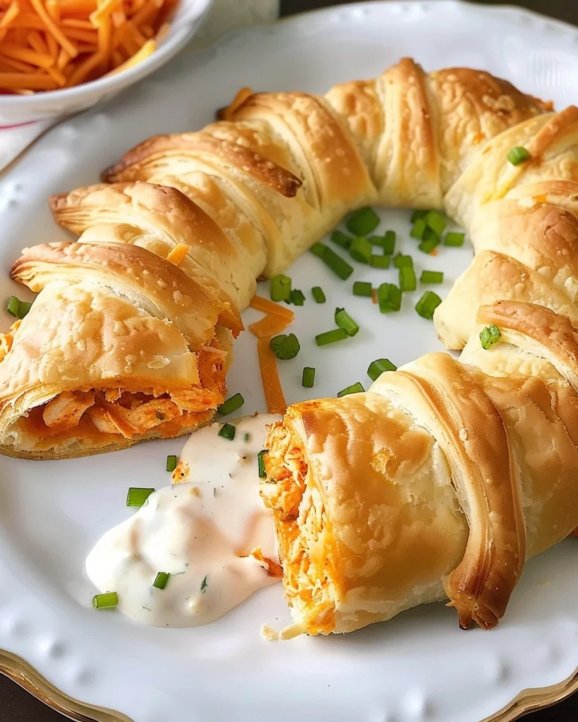 Buffalo Chicken Crescent Ring Recipe