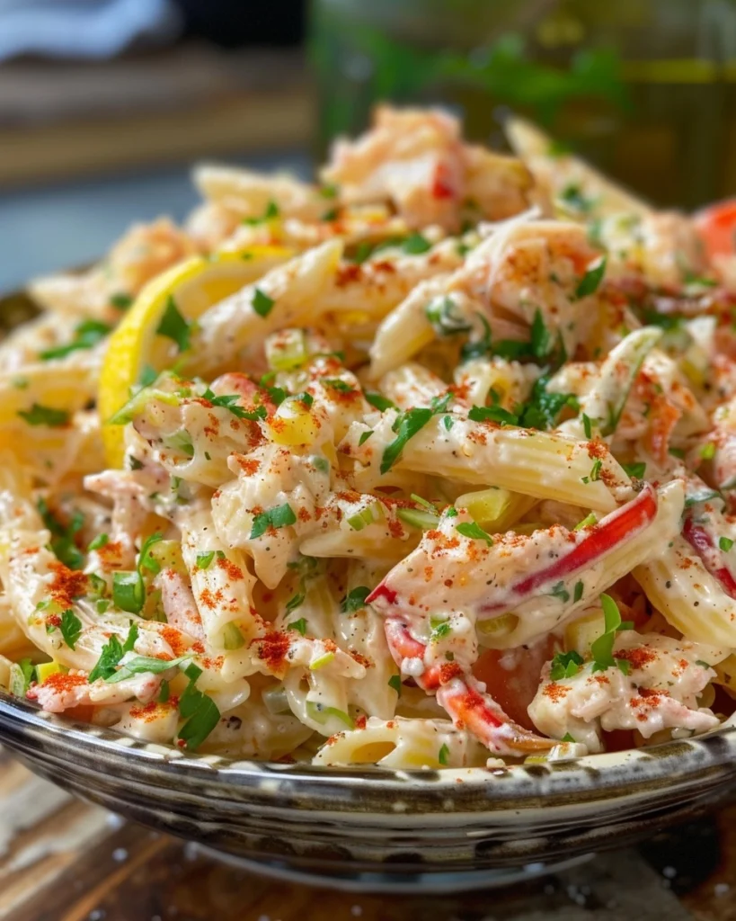 Bayou Breeze Cajun Crab Pasta Salad Recipe