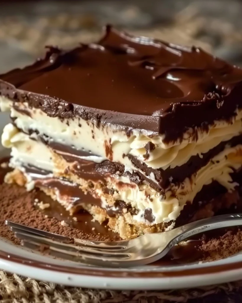 No-Bake Chocolate Éclair Cake Recipe