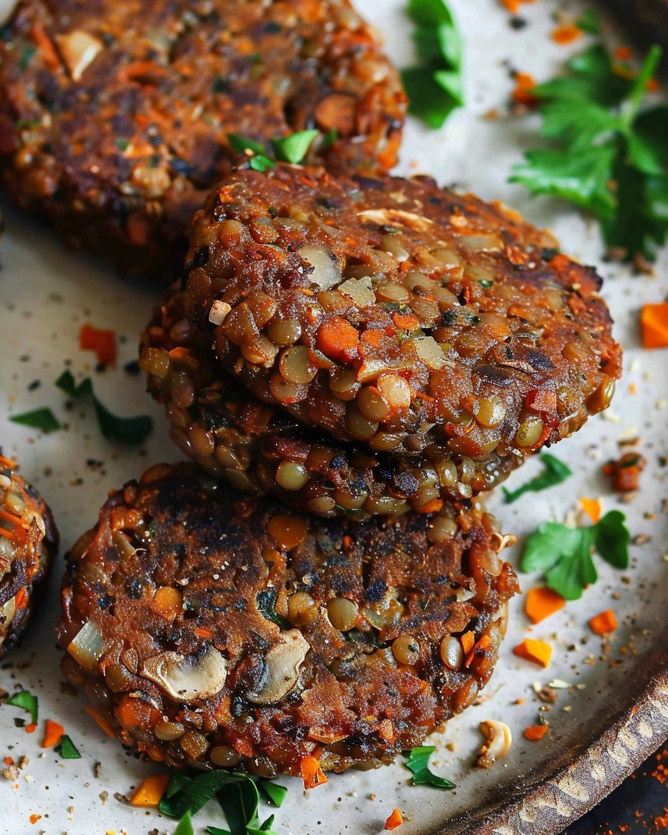Mushroom Lentil Sausages Recipe - Recipe Image