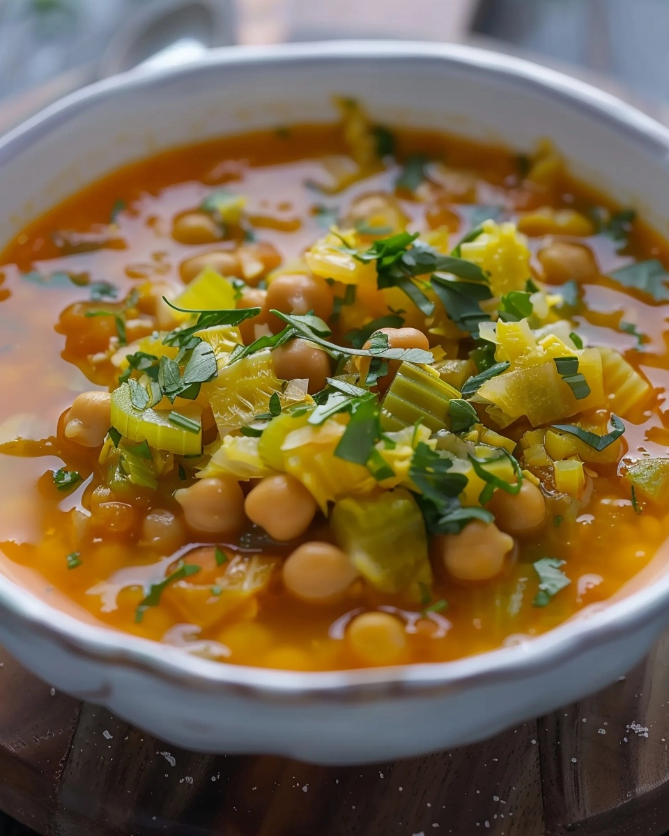 Chickpea Cabbage Soup Recipe - Recipe Image