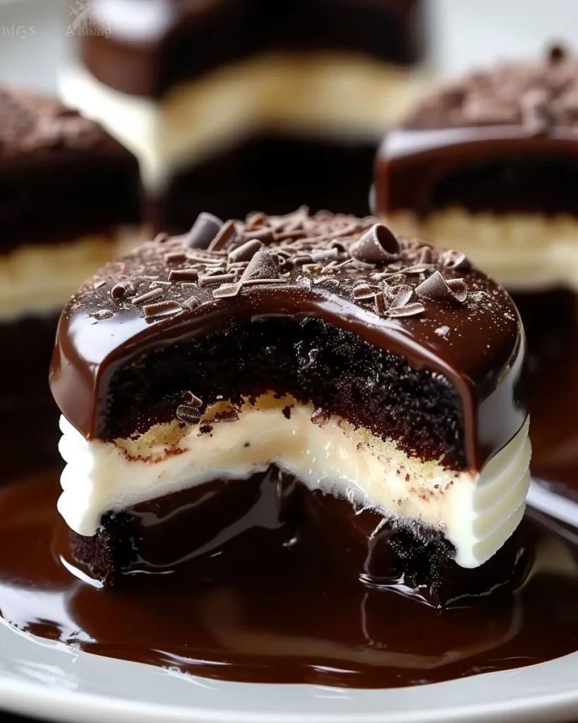 Cream-Filled Chocolate Dream Cakes Recipe