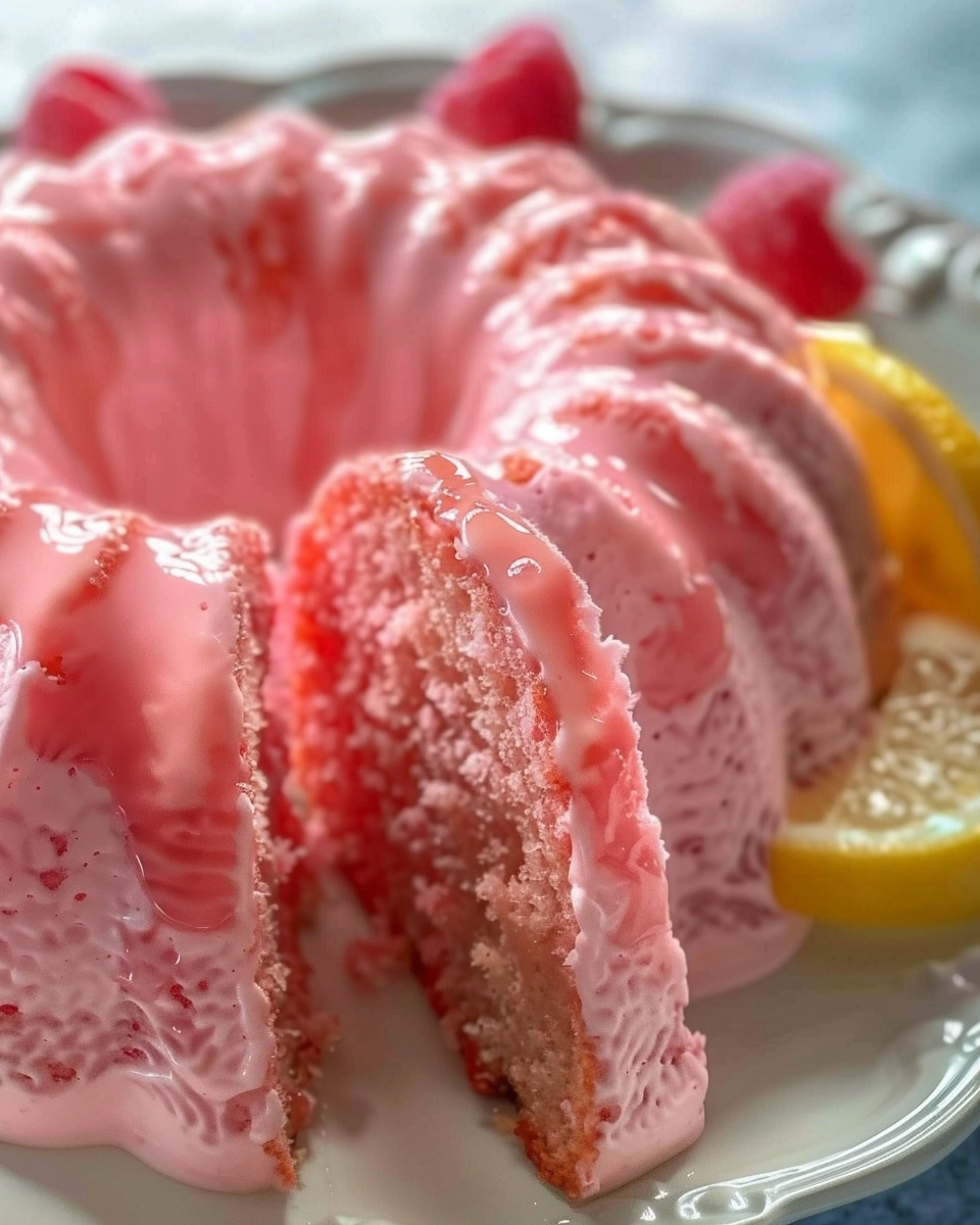 Pink Lemonade Pound Cake Recipe