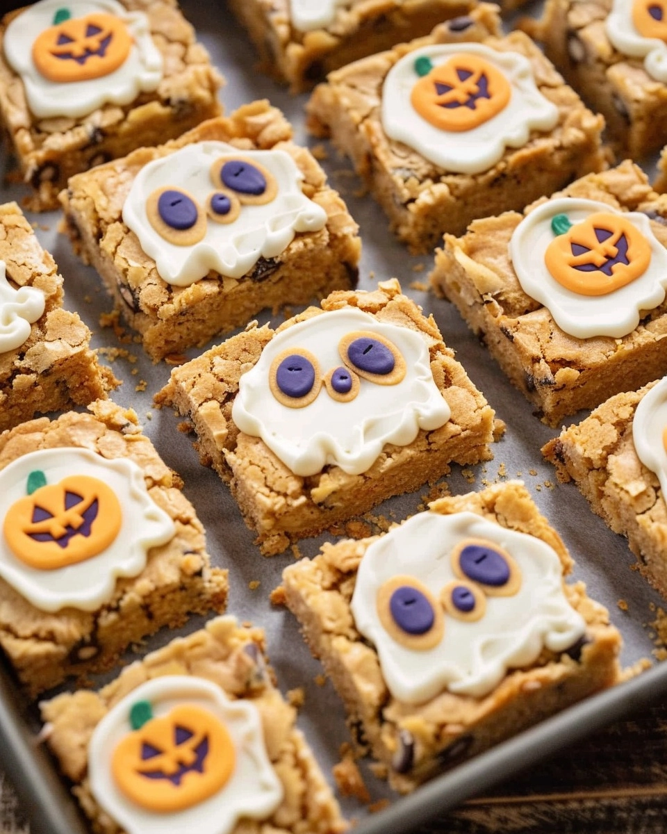 Pillsbury Halloween Cookie Bars Recipe - Recipe Image
