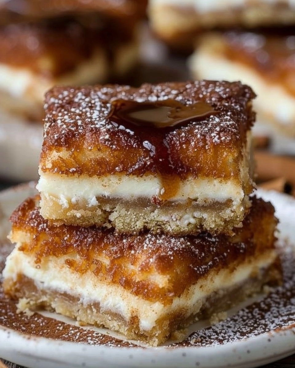 Churro Cheesecake Bars Recipe - Recipe Image