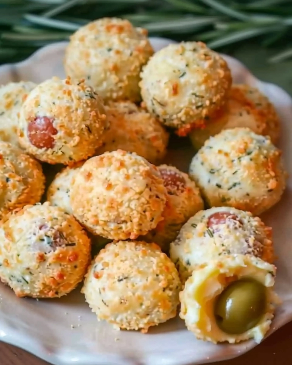 Olive Cheese Balls Recipe