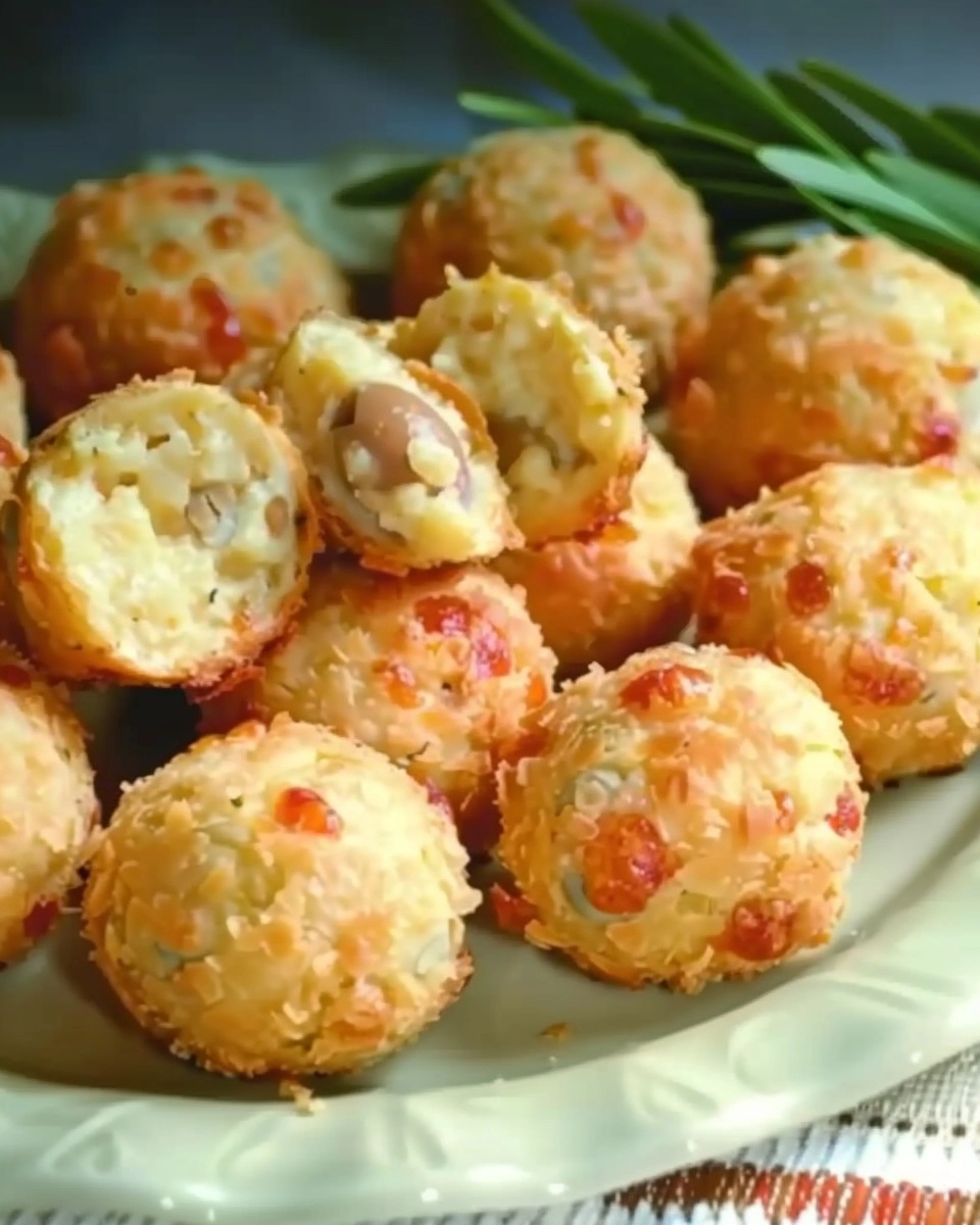 Olive Cheese Balls Recipe - Recipe Image