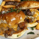 Double Cheese Fry Sliders Recipe