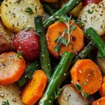Garlic Herb Roasted Veggies Recipe
