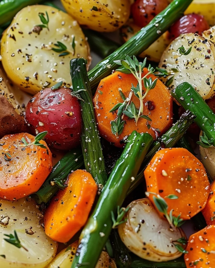 Garlic Herb Roasted Veggies Recipe