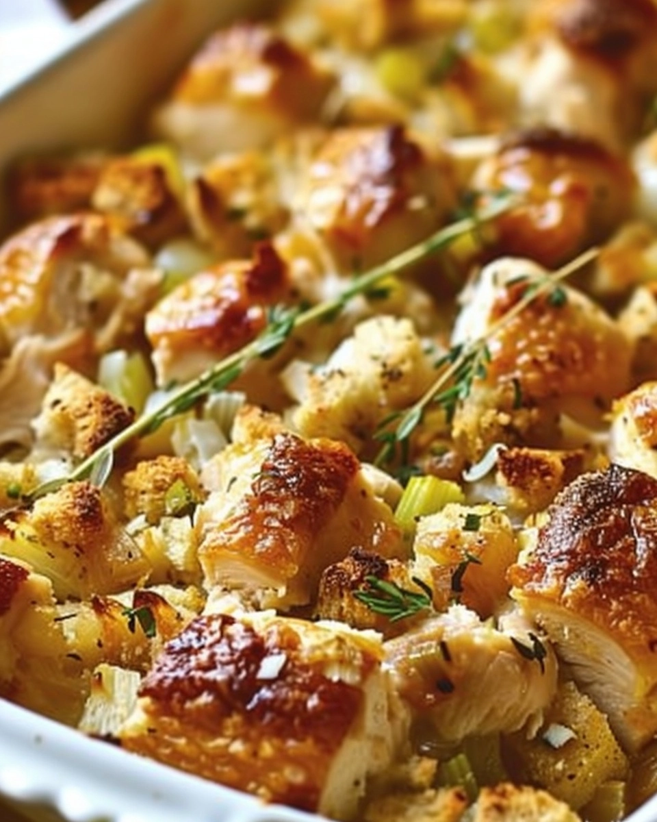 Dolly’s Chicken Stuffing Casserole Recipe